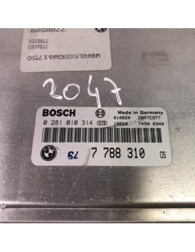 Calculateur moteur BMW SERIE 5 E39 PHASE 2 Diesel