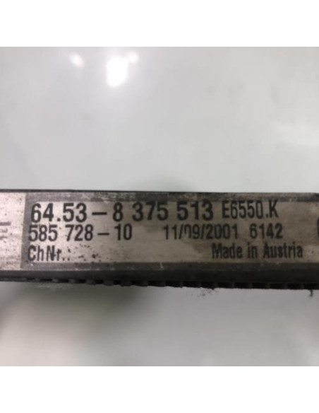 Condenseur de clim BMW SERIE 5 E39 PHASE 2 Diesel