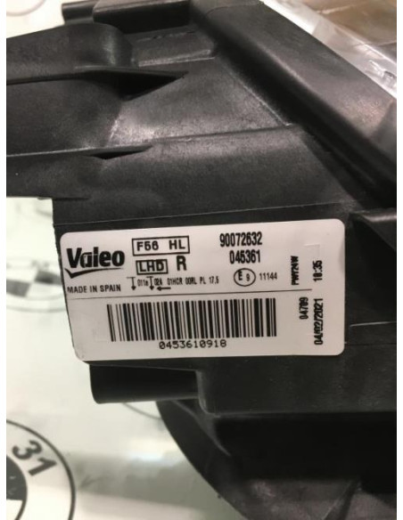 Optique avant principal droit (feux)(phare) MINI MINI 3 F56 PHASE 1 