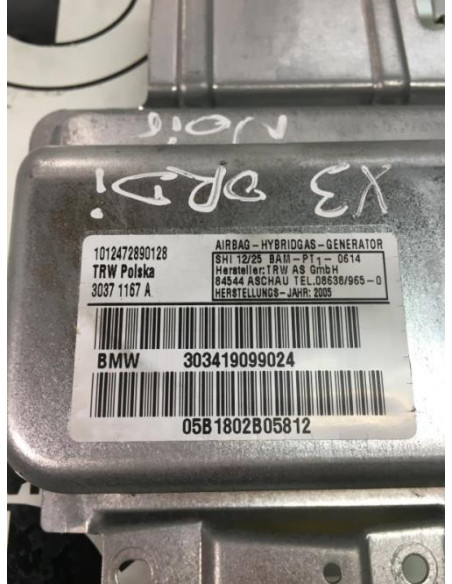 Air bag lateral gauche BMW X3 E83 PHASE 1 