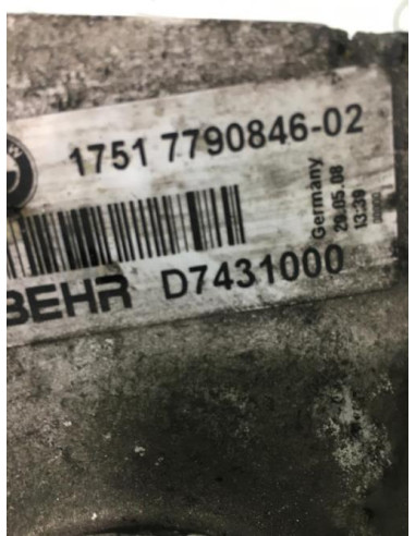 Echangeur air (Intercooler) BMW SERIE 7 E65 PHASE 2 