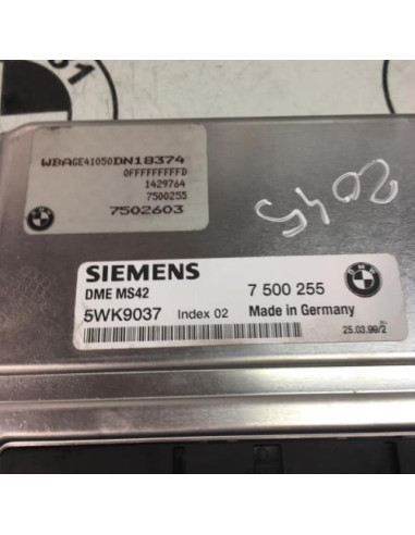 Calculateur moteur BMW SERIE 7 E38 Essence