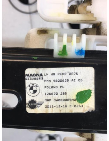 Leve vitre electrique arriere gauche MINI MINI 2 R60 COUNTRYMAN BREAK Diesel