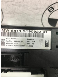 Commande chauffage BMW SERIE 1 E81 Diesel 2