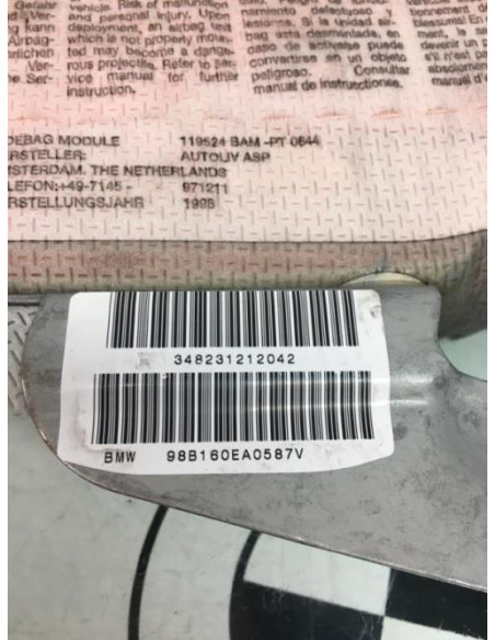 Air bag lateral droit BMW SERIE 5 E39 TOURING PHASE 1 BREAK 