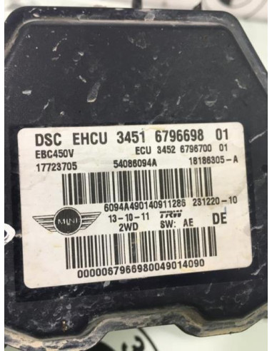 Bloc ABS (freins anti-blocage) MINI MINI 2 R60 COUNTRYMAN BREAK Diesel