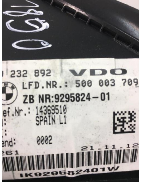 Compteur BMW SERIE 1 F21 PHASE 1 Diesel