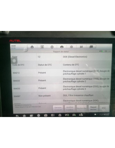 Paire de disques arriere (freinage) BMW SERIE 3 E90 PHASE 1 Diesel