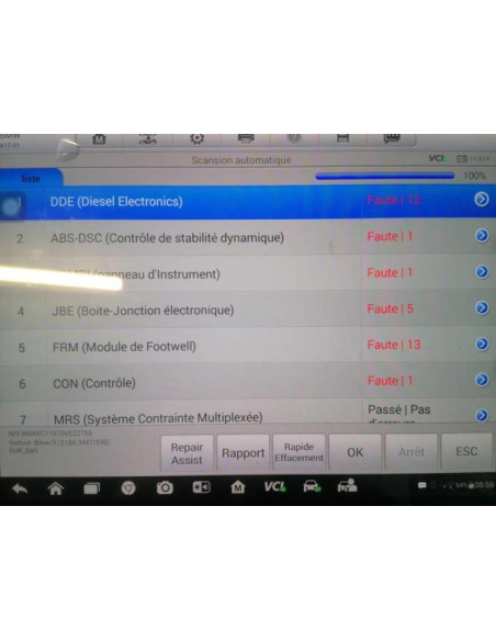 Paire de disques arriere (freinage) BMW SERIE 3 E90 PHASE 1 Diesel