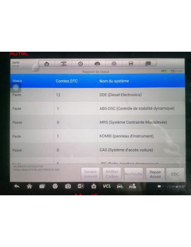 Paire de disques arriere (freinage) BMW SERIE 3 E90 PHASE 1 Diesel