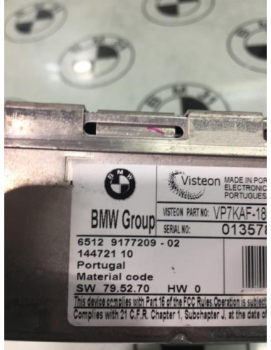 Autoradio d'origine BMW SERIE 3 E91 TOURING PHASE 1 BREAK Essence