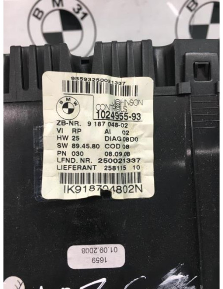 Compteur BMW SERIE 1 E87 PHASE 2 Diesel
