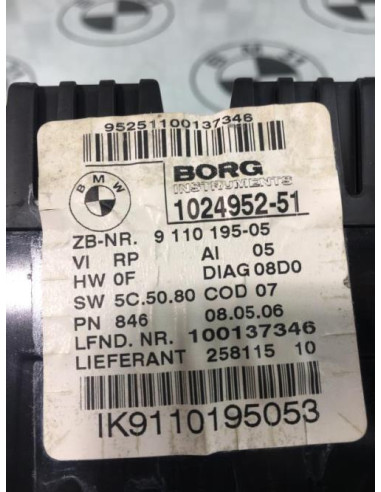 Compteur BMW SERIE 1 E87 PHASE 1 Diesel