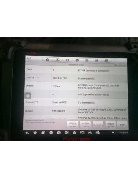 Aerateur tableau de bord avant gauche BMW SERIE 3 E90 PHASE 1 Diesel