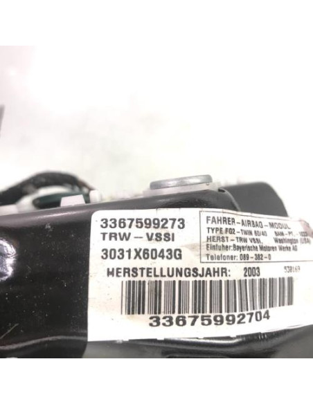 Air bag conducteur BMW X5 E53 Diesel
