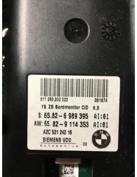 Ecran GPS BMW SERIE 5 E60 PHASE 1 