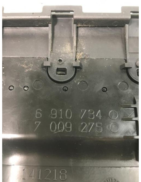 Aerateur tableau de bord BMW SERIE 5 E60 PHASE 1 