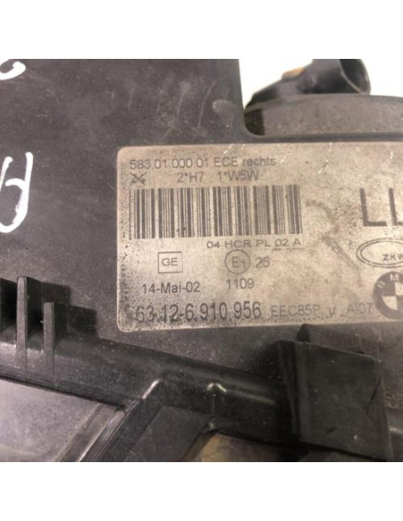 Optique avant principal droit (feux)(phare) BMW SERIE 3 E46 PHASE 2 Diesel