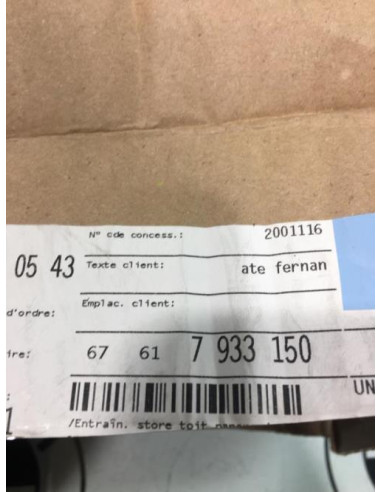 Moteur toit ouvrant BMW X2 F39 