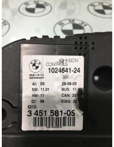 Compteur BMW X3 E83 PHASE 2 Diesel