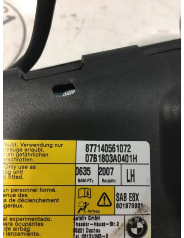 Air bag lateral gauche BMW SERIE 1 E87 PHASE 2 Diesel