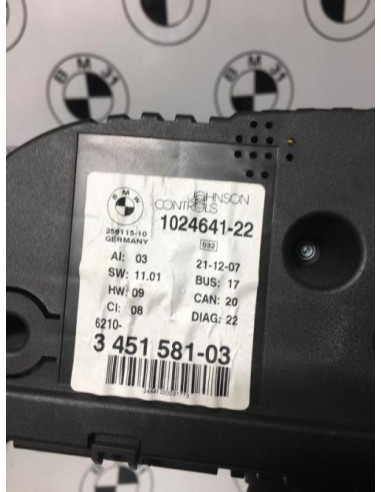 Compteur BMW X3 E83 PHASE 2 Diesel