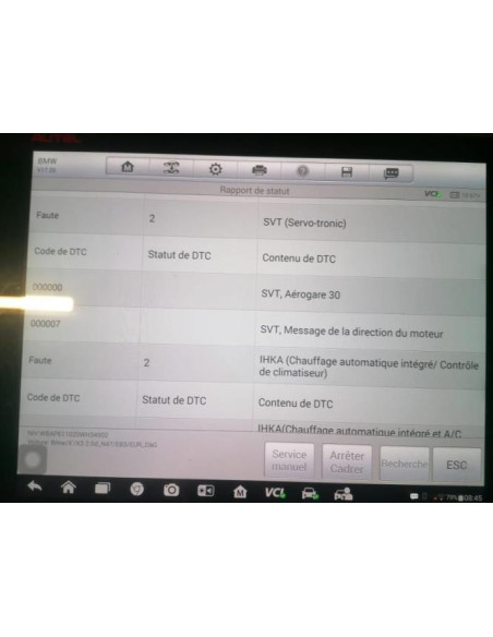 Compteur BMW X3 E83 PHASE 2 Diesel