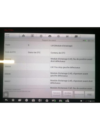 Aerateur tableau de bord avant droit BMW X3 E83 PHASE 2 Diesel