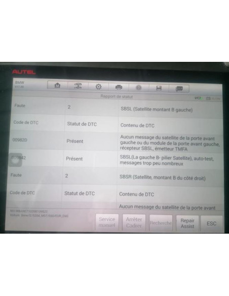 Feu arriere principal droit (feux) BMW SERIE 5 E60 PHASE 1 