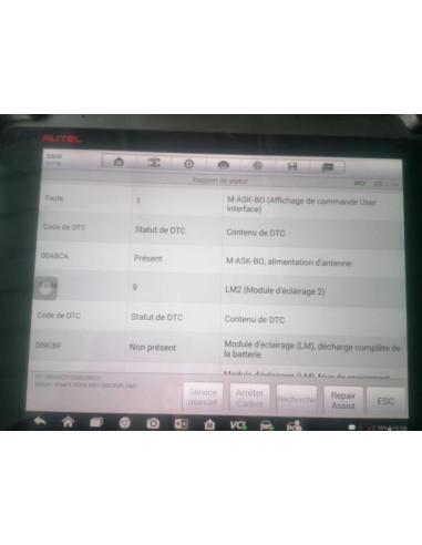 Feu arriere principal gauche (feux) BMW SERIE 5 E60 PHASE 1 