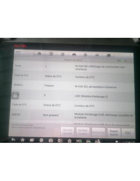 Fusee avant gauche BMW SERIE 5 E60 PHASE 1 