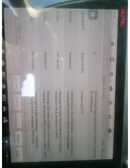 Aerateur tableau de bord BMW SERIE 3 F30 PHASE 1 Diesel