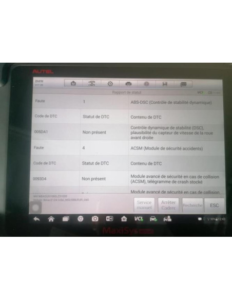 Vase de lave glace BMW Z4 E86 COUPE Essence