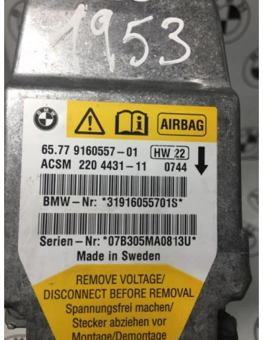 Boitier air bag BMW SERIE 5 E60 PHASE 2 Diesel
