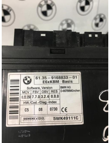 Calculateur BMW SERIE 5 E60 PHASE 2 Diesel