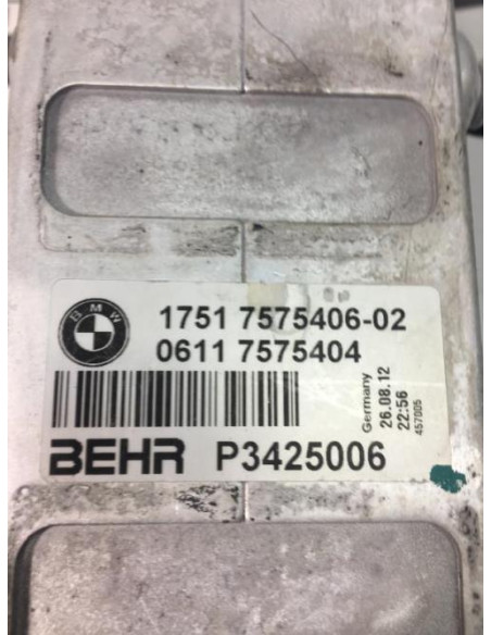 Echangeur air (Intercooler) BMW SERIE 5 F10 PHASE 1 