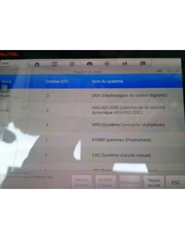 Galet tendeur MINI MINI 2 R55 CLUBMAN PHASE 1 BREAK Essence