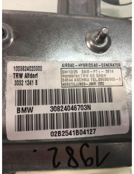Air bag lateral gauche BMW SERIE 7 E65 PHASE 2 Diesel