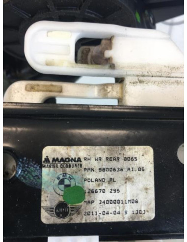 Leve vitre electrique arriere droit MINI MINI 2 R60 COUNTRYMAN BREAK Diesel