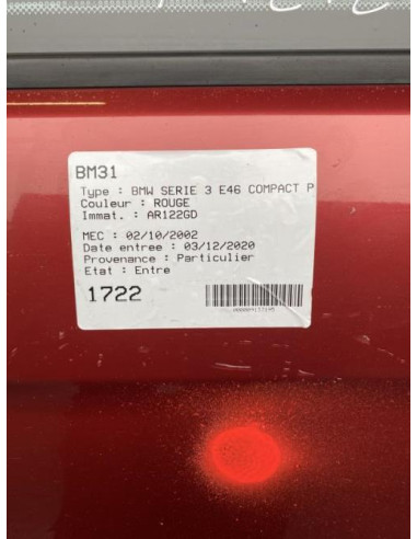 Calculateur BMW SERIE 3 E46 COMPACT PHASE 1 Diesel