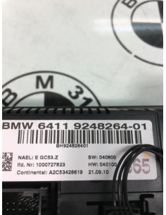 Commande chauffage BMW X3 F25 PHASE 1 Essence