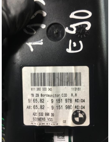 Ecran GPS BMW SERIE 5 E60 PHASE 2 Diesel