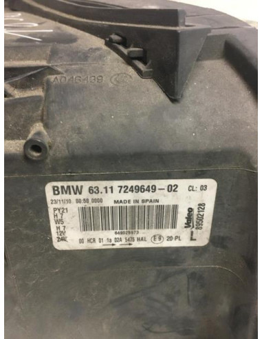 Optique avant principal gauche (feux)(phare) BMW SERIE 1 E87 PHASE 1 Diesel