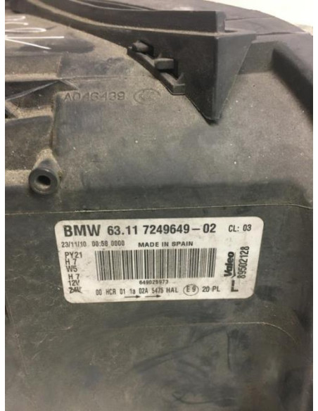 Optique avant principal gauche (feux)(phare) BMW SERIE 1 E87 PHASE 1 Diesel