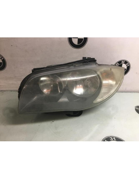 Optique avant principal gauche (feux)(phare) BMW SERIE 1 E87 PHASE 1 Diesel