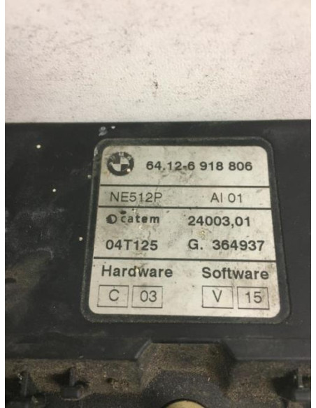 Chauffage auxiliaire BMW X3 E83 PHASE 1 Diesel