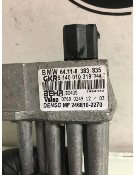 Resistance chauffage BMW SERIE 3 E46 PHASE 1 Essence
