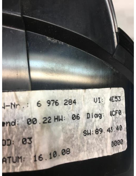 Compteur BMW X6 E71 PHASE 1 Essence