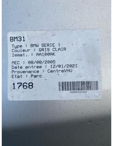 Leve vitre electrique arriere droit BMW  Diesel