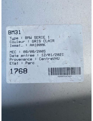 Grille de calandre gauche BMW  Diesel